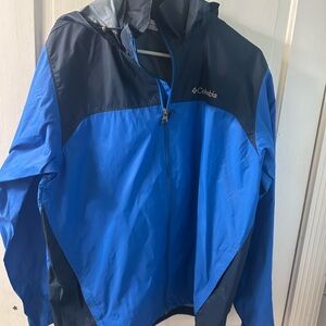 Columbia Blue Rain Jacket